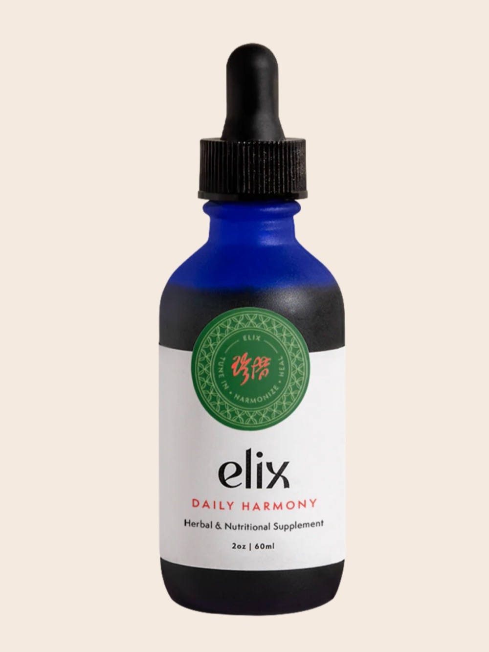 elix Daily Harmony - herbal & Nutritional supplement 2 oz 60 ml